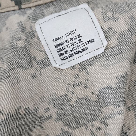 US Army Camo Jacket unisex small - Picture 6 of 9